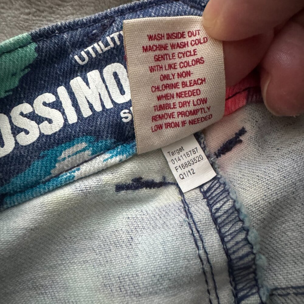 EUC Mossimo Supply Co Womens Utility Style Shorts Sz 13 Fit 6 Colorful Y2k - Picture 4 of 4